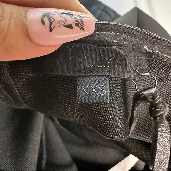 Nwt Hours Alisha one shoulder Elegant‎ mini Black Chain Strap Dress - Picture 10 of 11